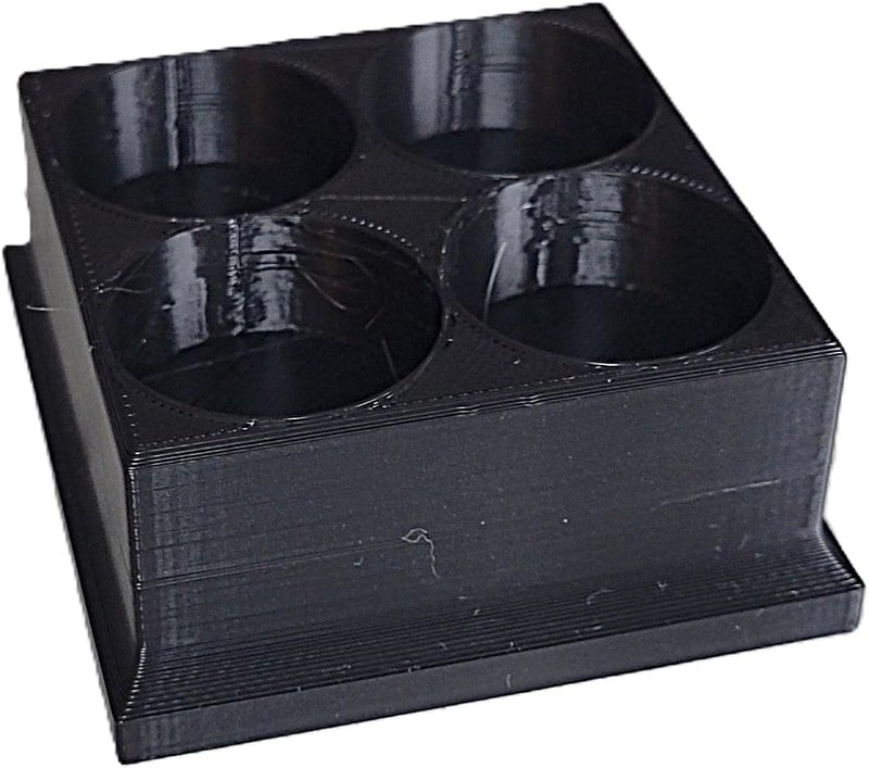 Znet3D Eye Drop Bottles Organizer & Storage – 4-Slot Holder (Black) - Image 4